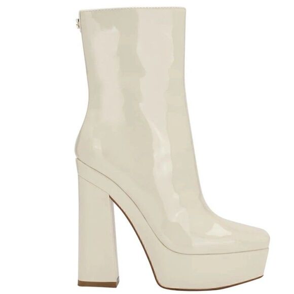 GUESS BYRA WOMENS ZIPPER SQUARE TOE 10 - Picture 1 of 4